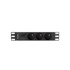 LANBERG Prespojni panel za mrežni ormar, 10", 1U, 16A, 3X 230V PL